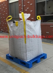 China U het Type C FIBC van paneel doen de pp geweven stof zakken/de Flexibele pp-container in zakken leverancier