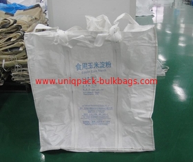 China de pp Geweven Flexibele Bulkzak van de Voedselrang FIBC voor de verpakking van Maïszetmeel/bloem leverancier