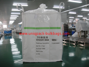 China Duffle Hoogste pp Bulkzak voor de Verpakking van l-Lysine Sulfaat/Industriële Bulkzakken leverancier
